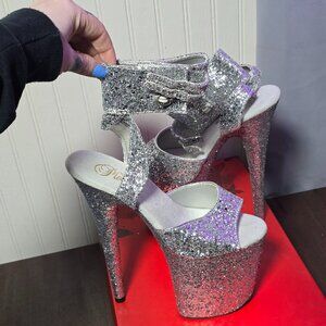 Pleaser Flamingo-891LG/SG/M Never Worn Size 8